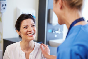 Doctor and Patient discussing LASIK