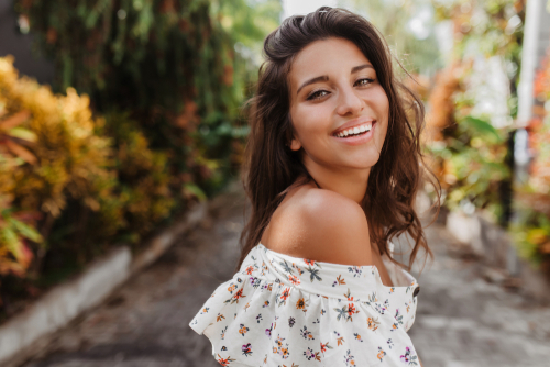 smiling woman