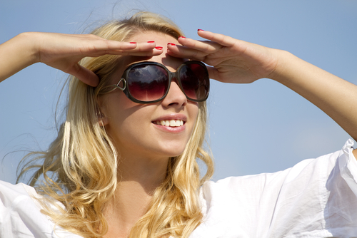 woman in sunglasses